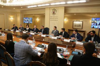 Состоялась встреча заместителя Председателя Совета Федерации Константина Косачева с членами Палаты молодых законодателей при Совете Федерации
