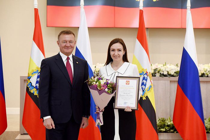 Член Палаты молодых законодателей при Совете Федерации Екатерина Голованова награждена Благодарностью Президента РФ